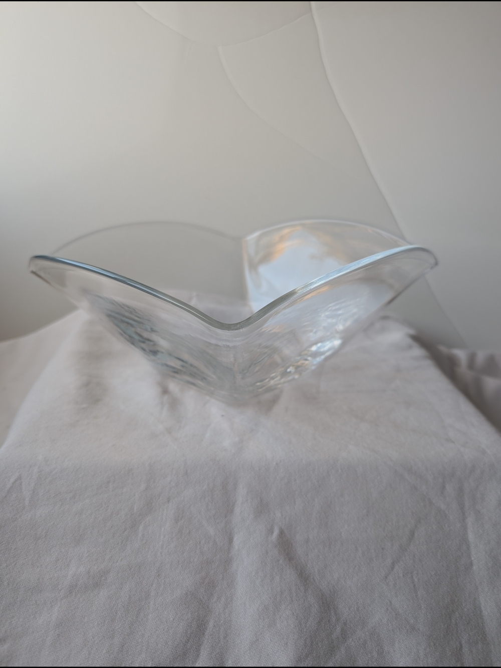 Simon Pearce Woodbury Clear Glass Bowl Medium